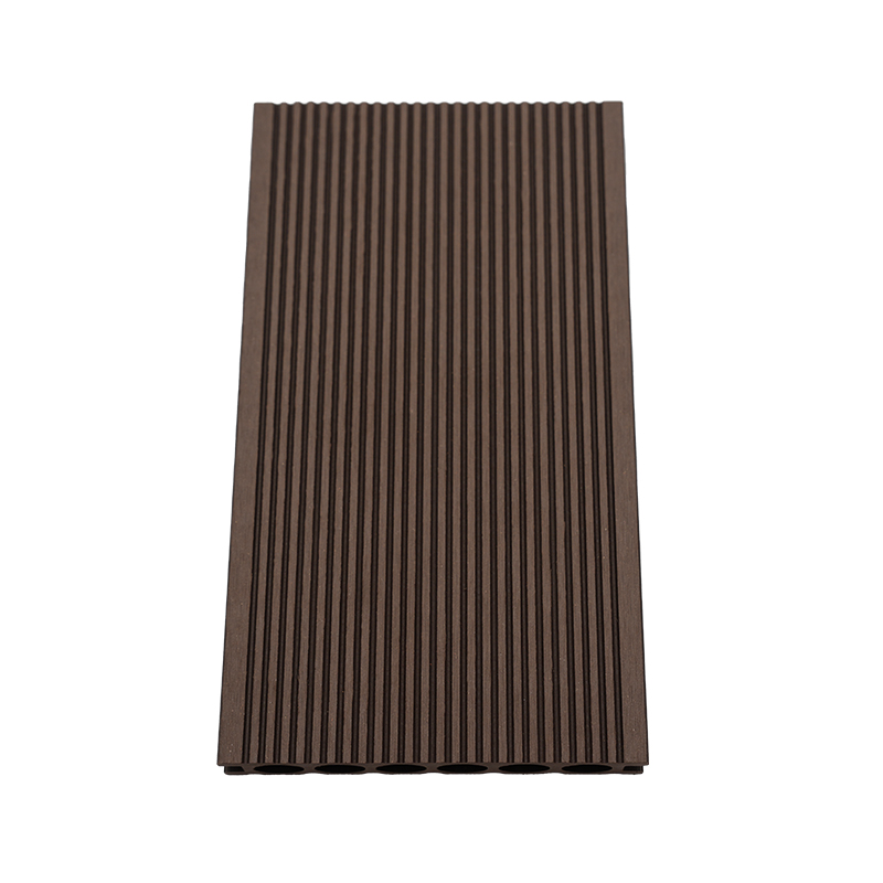 Six Hole Straight-Grained Wood Plastic Decking