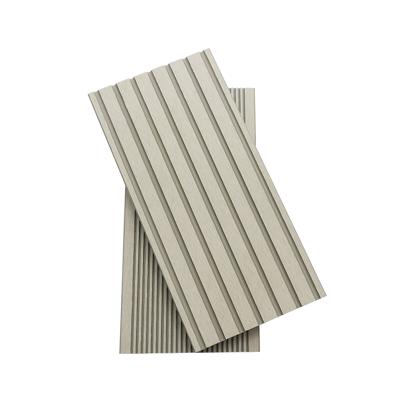 Seven Hole Embossed Wood Plastic Decking