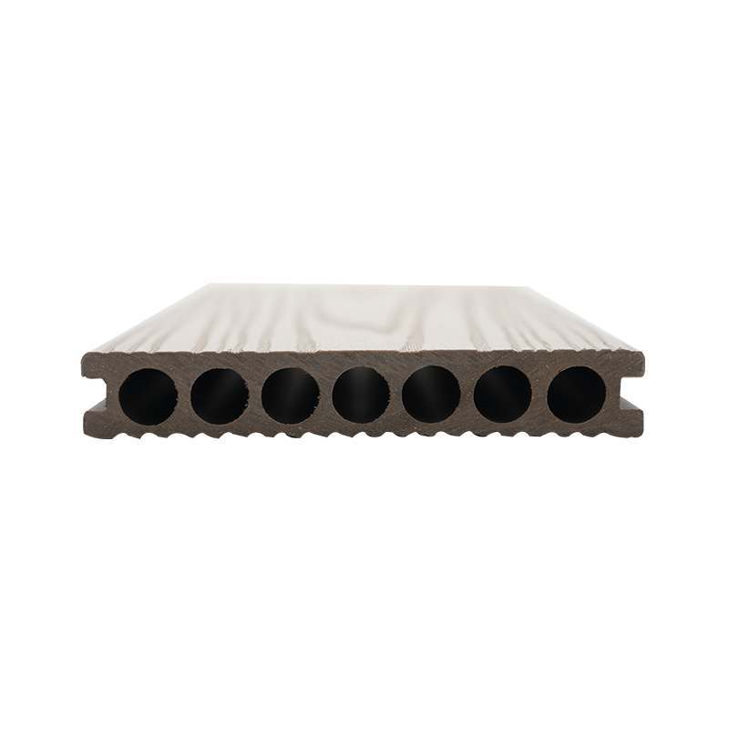 Seven-Hole Embossed Single-Sided Co-Extruded Decking
