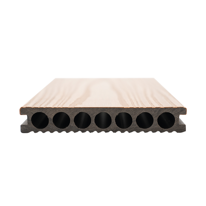 Seven-Hole Embossed Single-Sided Co-Extruded Decking