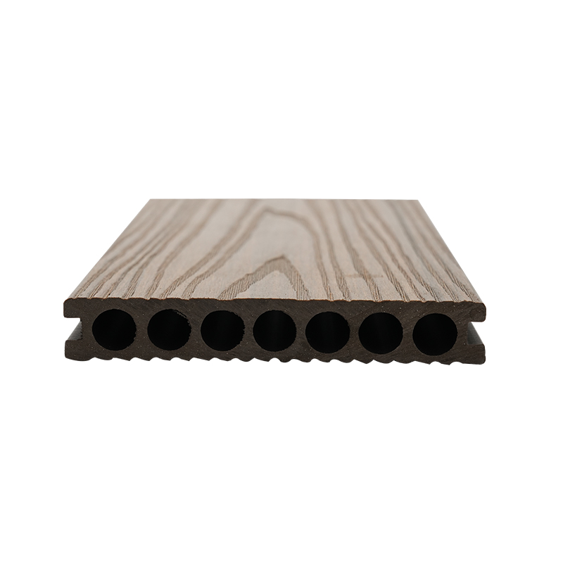 Seven-Hole Embossed Single-Sided Co-Extruded Decking