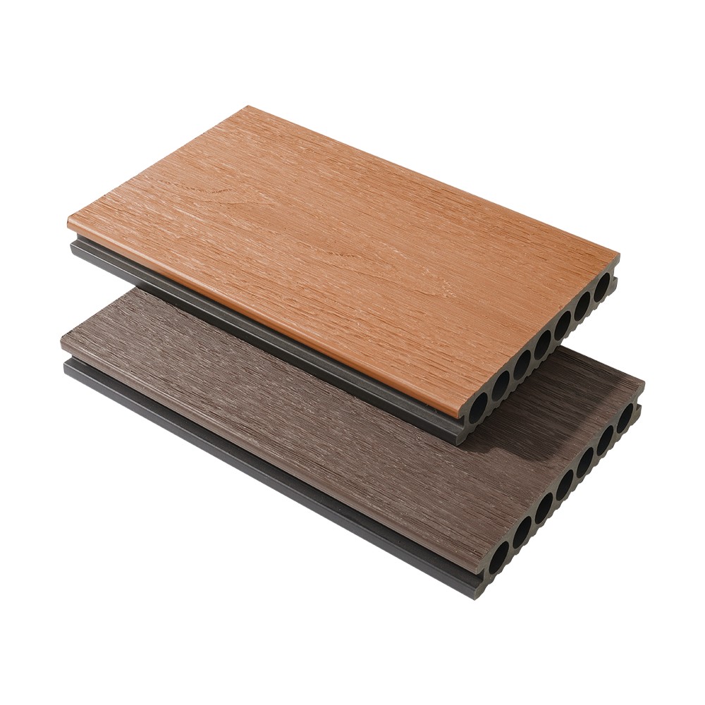 Seven Hole Co-extrusion WPC Decking（Single-Sided Fine Lines）
