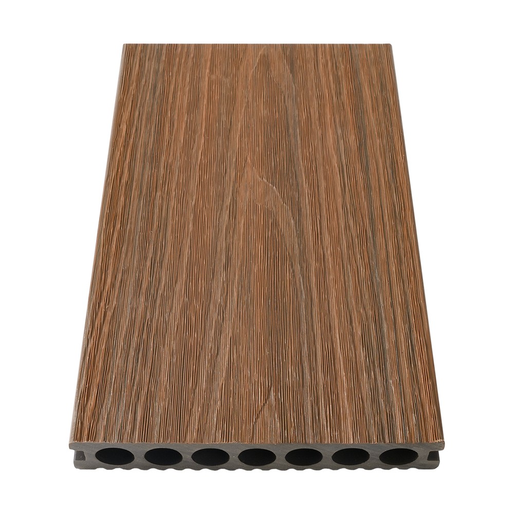 Seven Hole Co-extrusion WPC Decking（Single-Sided Fine Lines）