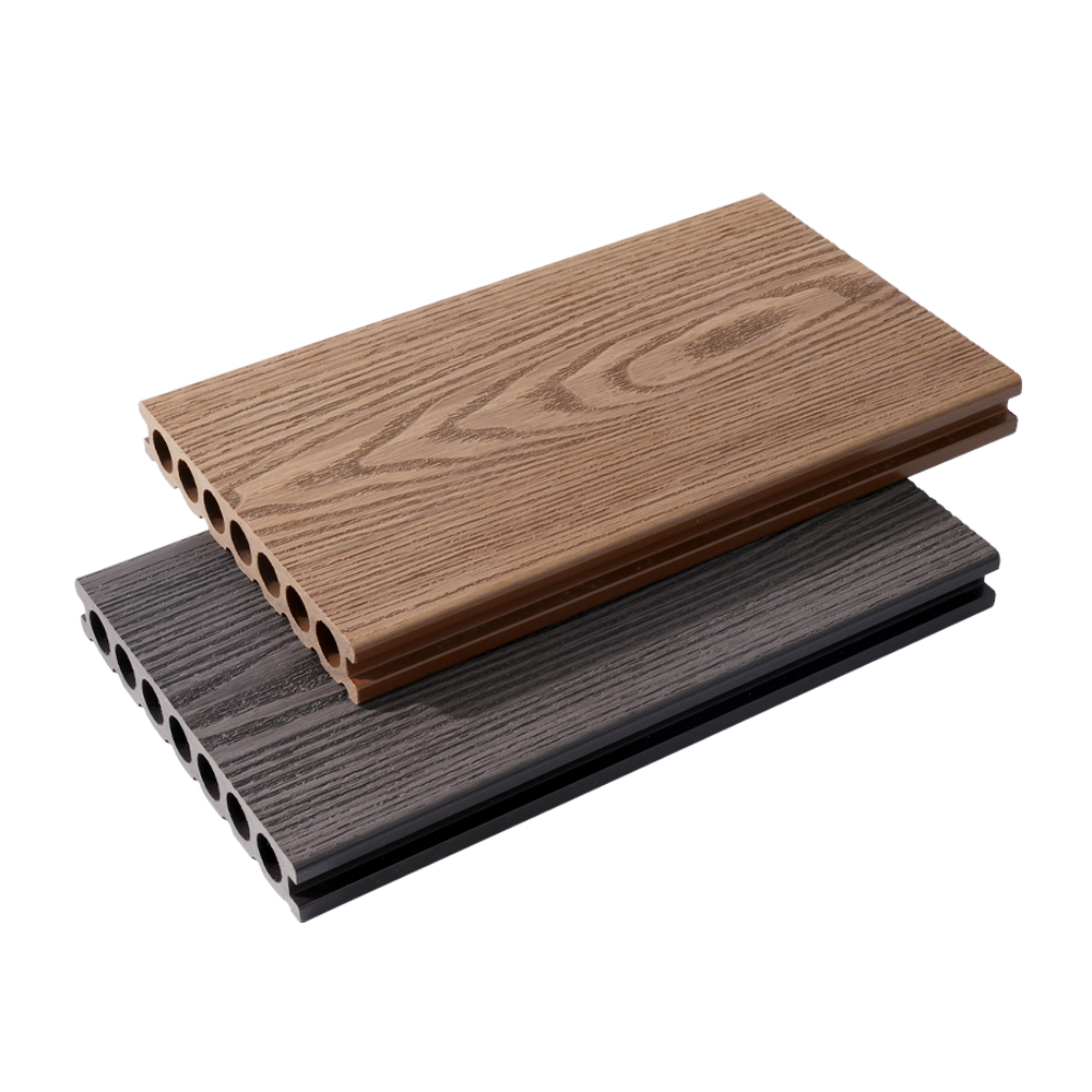Seven Hole WPC 3D Embossed Decking