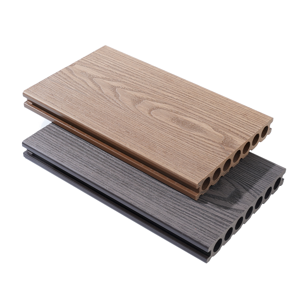 Seven Hole WPC 3D Embossed Decking