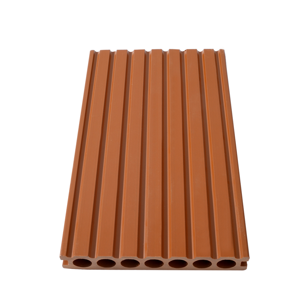 Seven Hole WPC 3D Embossed Decking（Dragon Pattern）