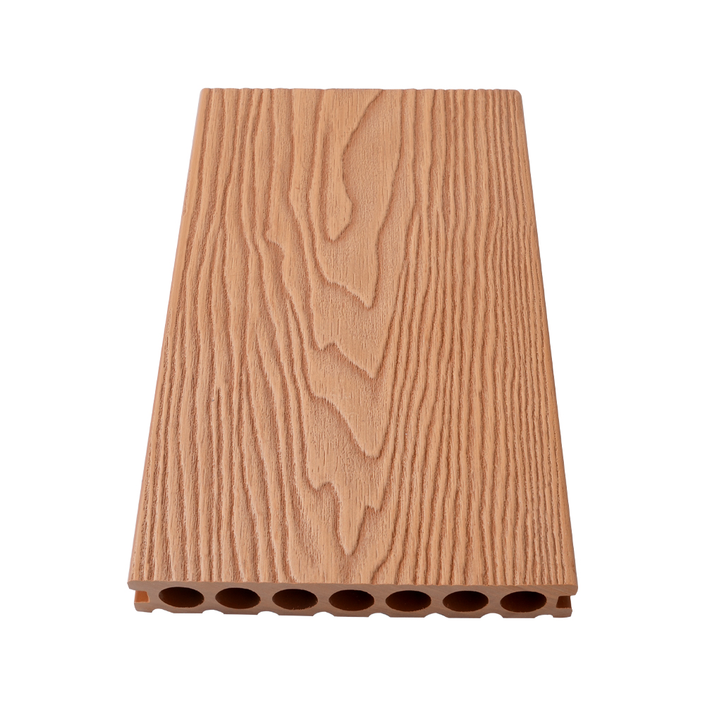 Seven Hole WPC 3D Embossed Decking（Dragon Pattern）