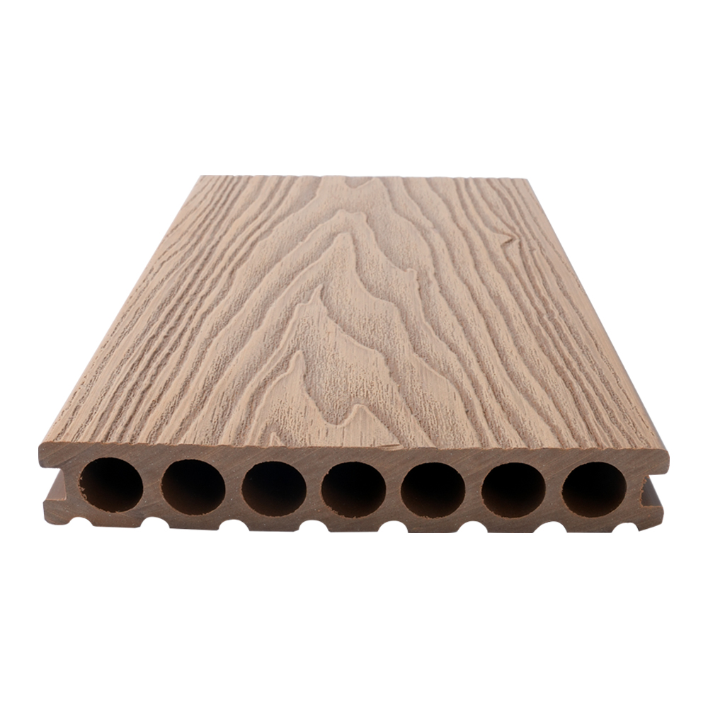 Seven Hole WPC 3D Embossed Decking（Dragon Pattern）